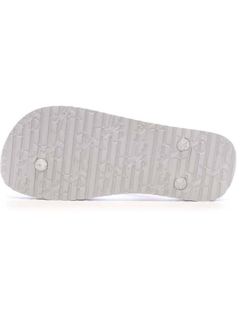 Tongs Femme Calvin Klein Jeans Gris Argenté - Kiabi
