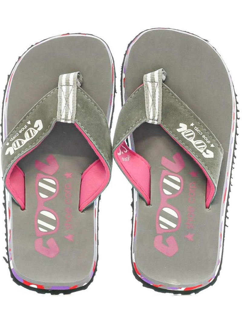 Tongs Fille Cool Shoe Gris Argenté - Kiabi