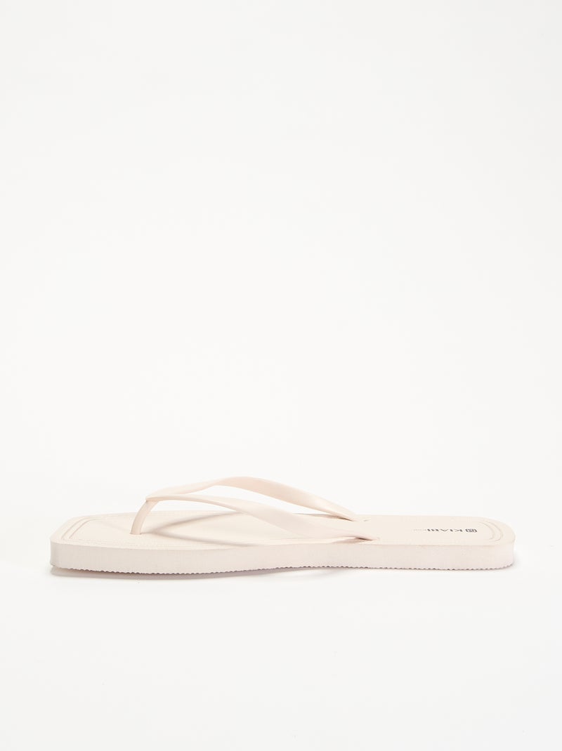 Tongs unies Beige - Kiabi