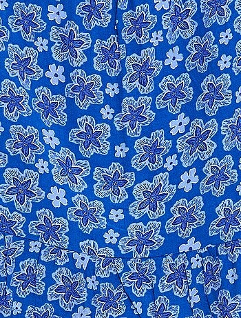 Top à motif à fines bretelles