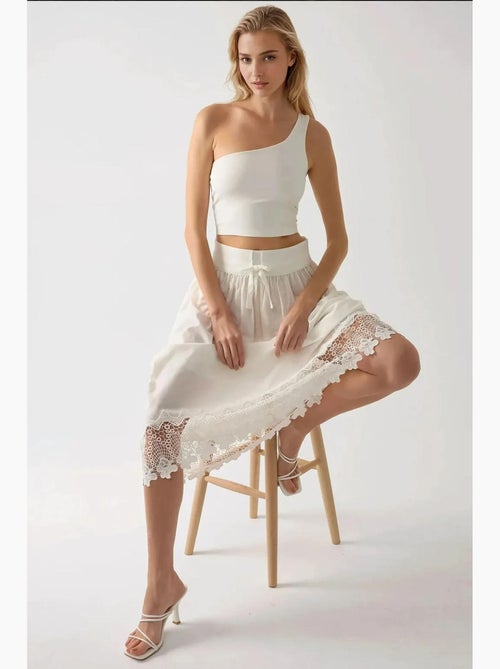 Top asymmetrisch aansluitend hiccup - Kiabi Top asymmetrisch aansluitend hiccup - Kiabi