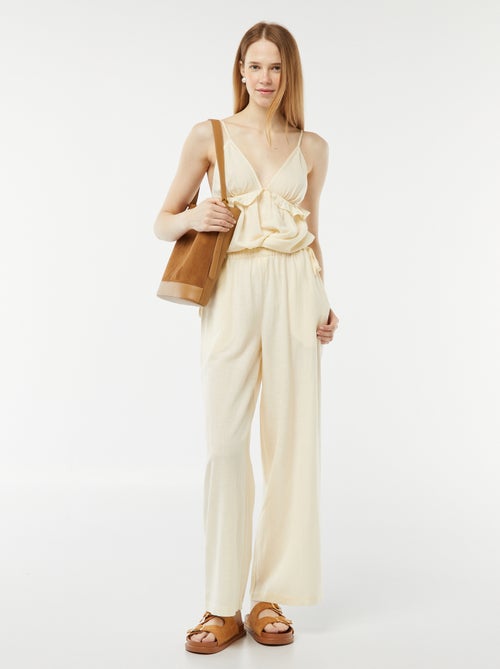 Top avec fines bretelles réglables - Kiabi