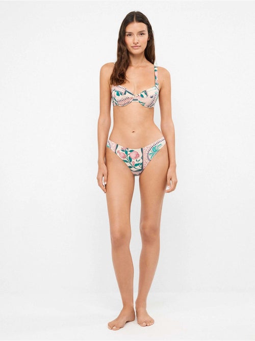 Top bikini balconette bedrukt - Kiabi