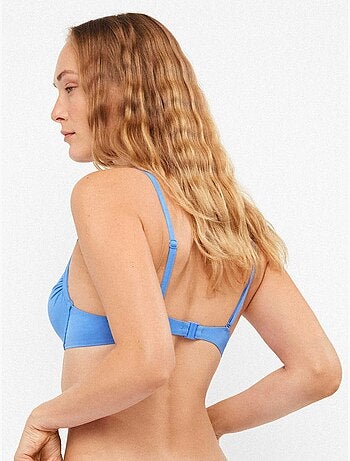 Top bikini balconette effen