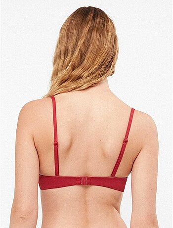 Top bikini balconette effen