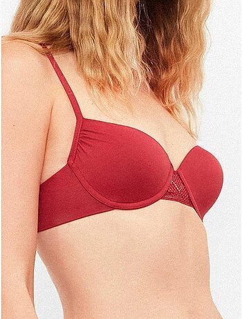 Top bikini balconette effen