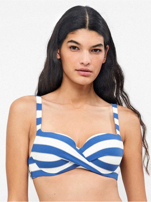 Top bikini capaciteit cups b-c-d - Kiabi Top bikini capaciteit cups b-c-d - Kiabi