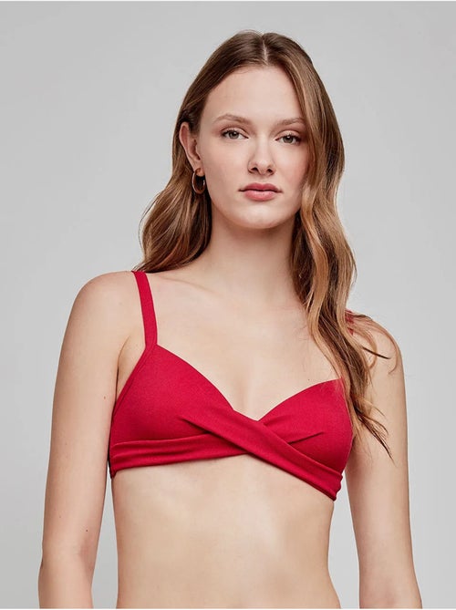 Top bikini capaciteit in gestructureerde stof - Kiabi