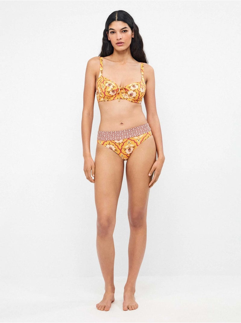 Top bikini capaciteit zonder schuim Multicolor - Kiabi