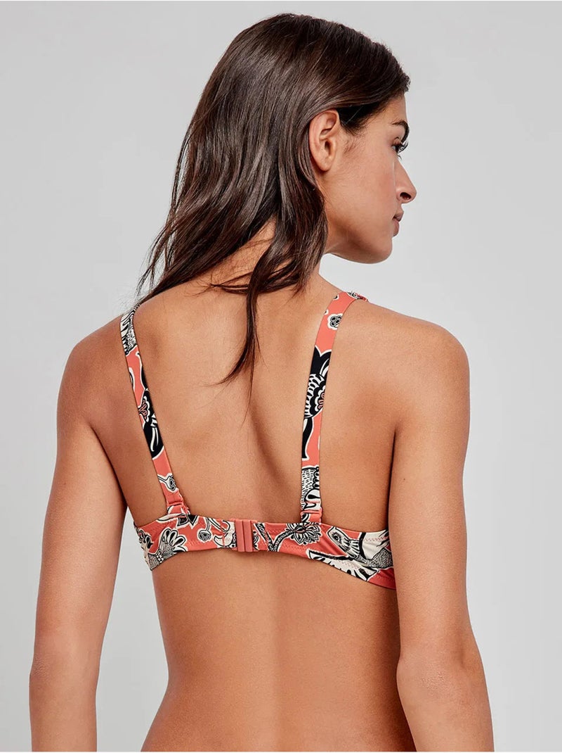Top bikini capaciteit zonder schuim Multicolor - Kiabi
