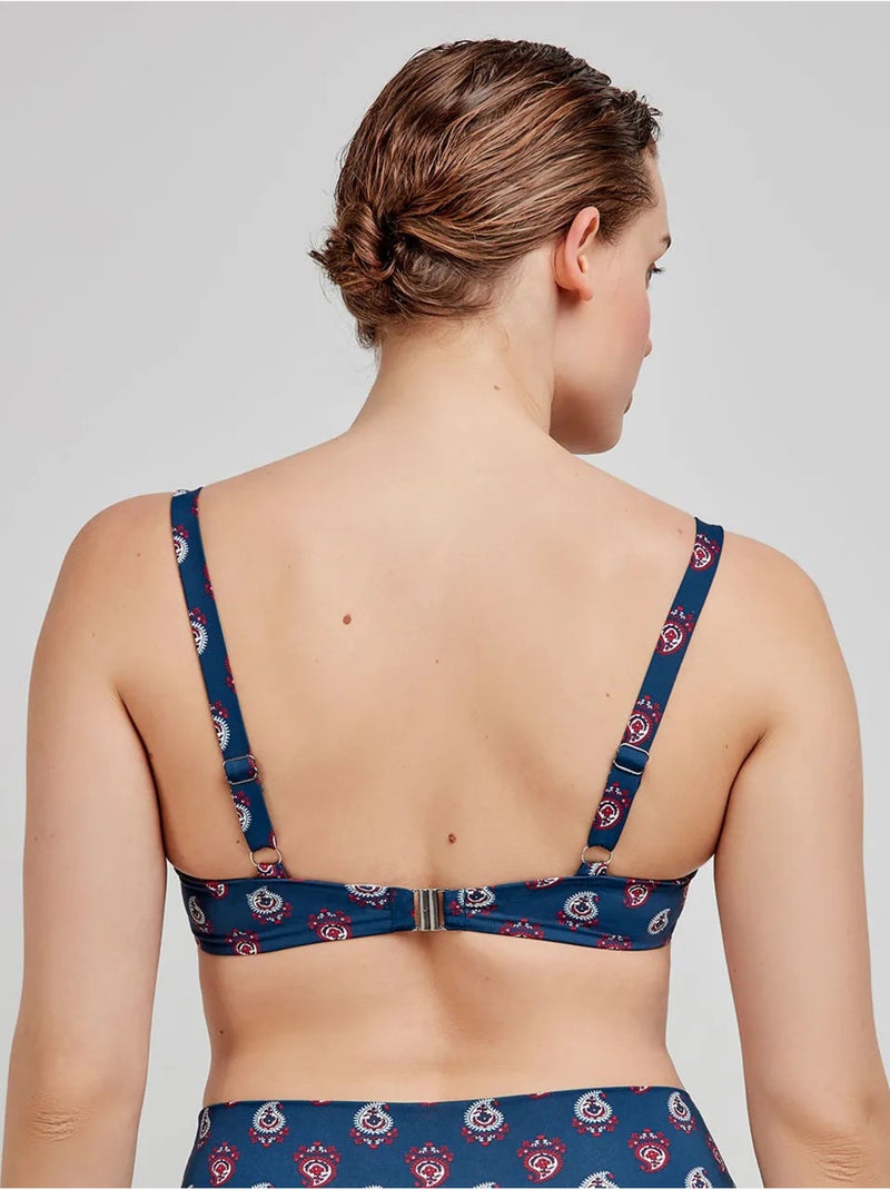 Top bikini capaciteit zonder schuim Multicolor - Kiabi