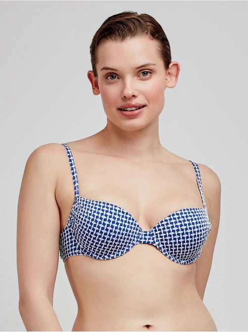 Top bikini geweven structuur - Kiabi