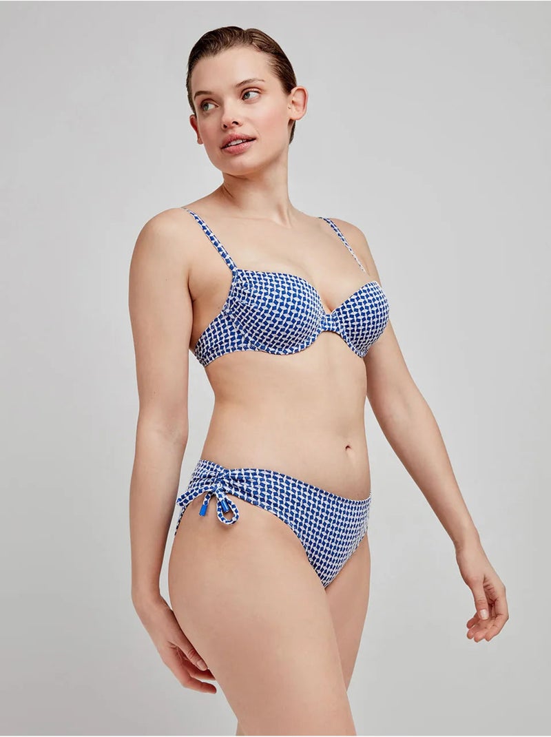 Top bikini geweven structuur Multicolor - Kiabi