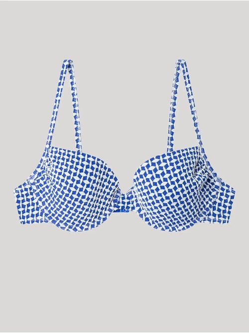 Top bikini geweven structuur - Kiabi