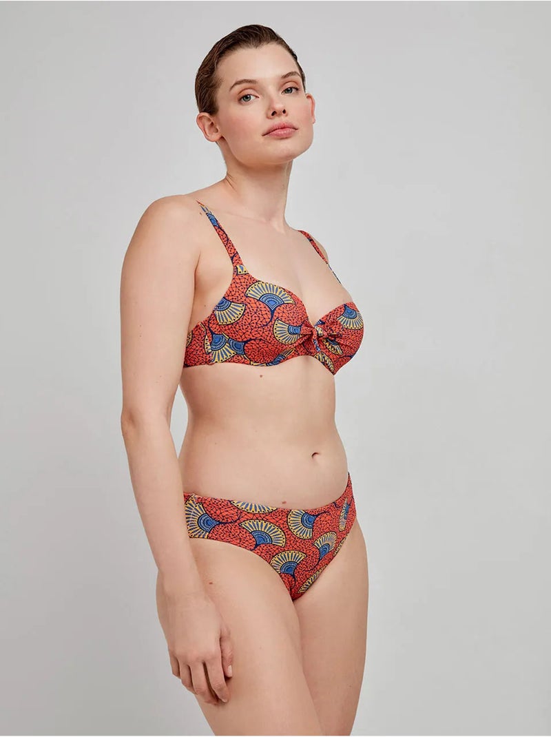 Top bikini grote capaciteit met tribal print Multicolor - Kiabi