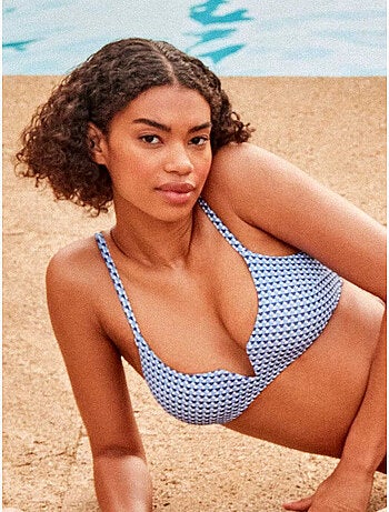 Top bikini met verwijderbare foam
