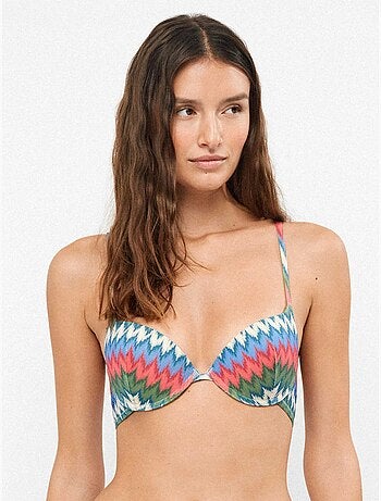 Top bikini push-up met beugel