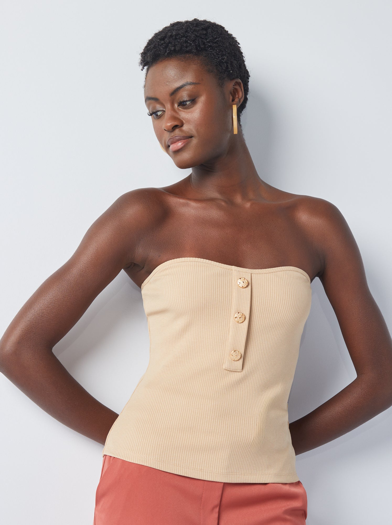 tan bustier