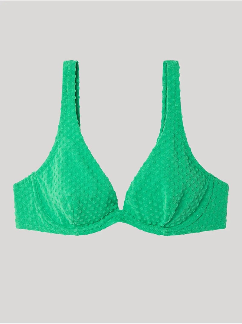 Top capaciteit zonder schuim Blauw Groen - Kiabi