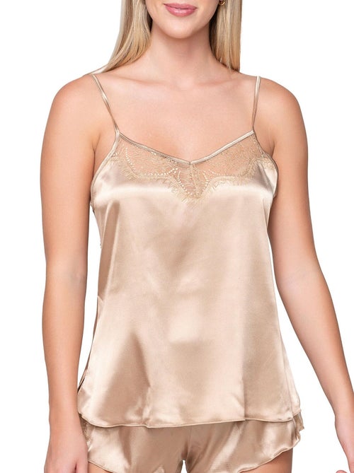 Top caraco fines bretelles prestige satin - Kiabi Top caraco fines bretelles prestige satin - Kiabi