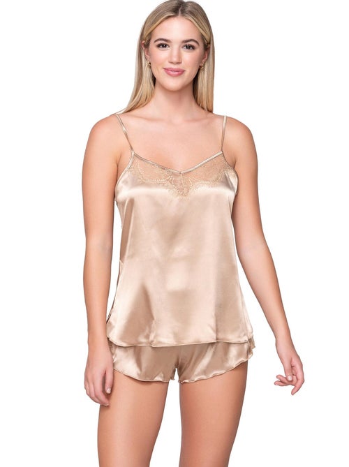Top caraco fines bretelles prestige satin - Kiabi Top caraco fines bretelles prestige satin - Kiabi