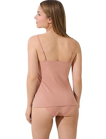 Top caraco sans armatures opal