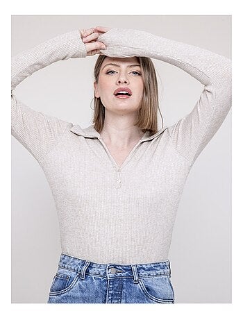 Top col polo franina