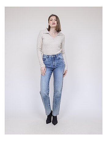 Top col polo franina