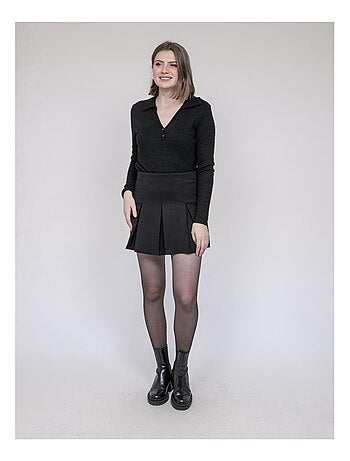 Top col polo franina