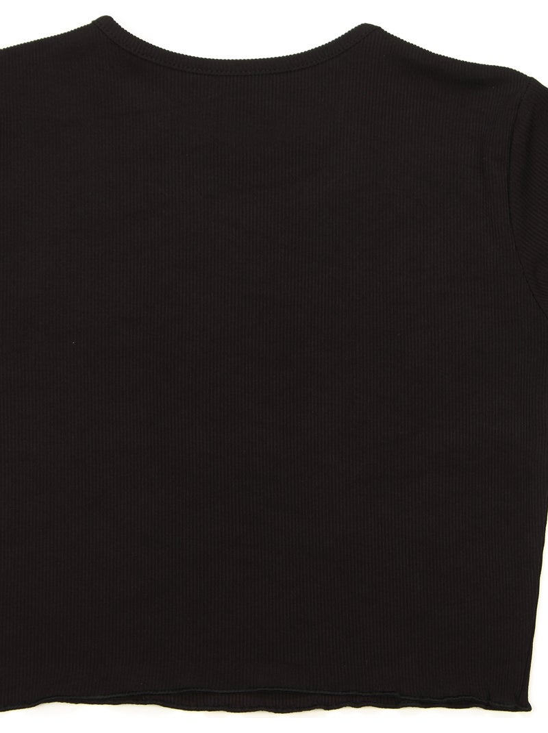 Top col rond - Kids Star Noir - Kiabi