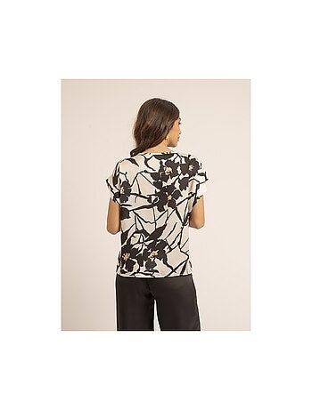 Top col rond motifs fijelle
