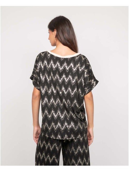 Top col v motifs FERIDE - Kiabi