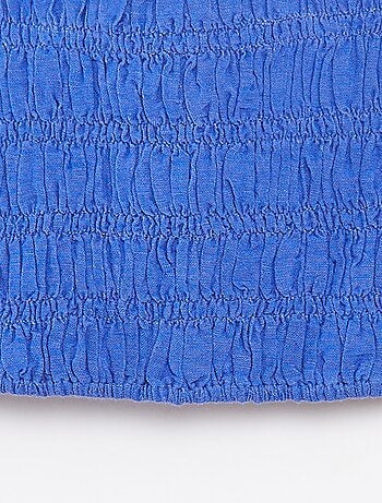 Top cropped à bretelles