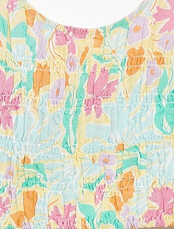 Top cropped à bretelles