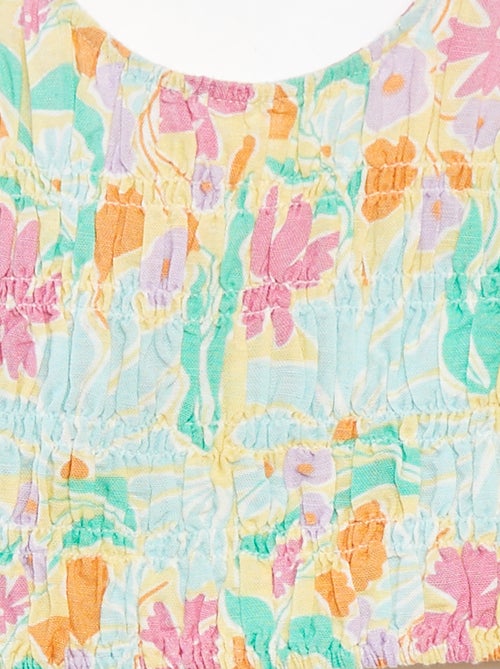 Top cropped à bretelles - Kiabi