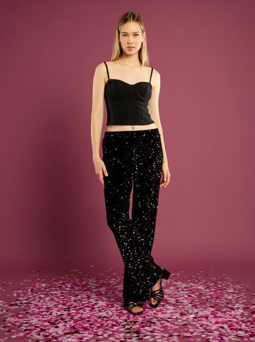 Top cropped style corset - Kiabi