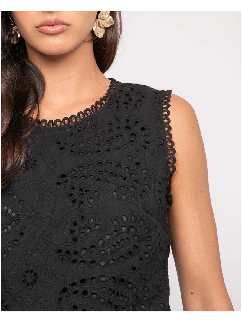 Top dentelle FAGATE Noir - Kiabi