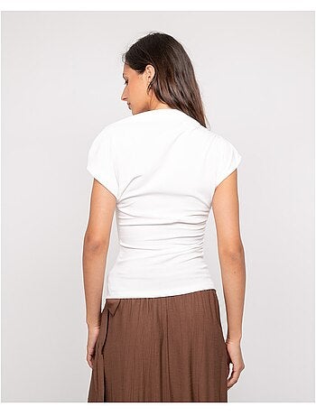 Top drapé avec bijoux FIJAYA