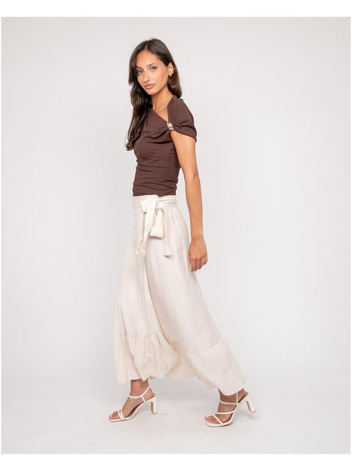 Top drapé avec bijoux FIJAYA - Kiabi