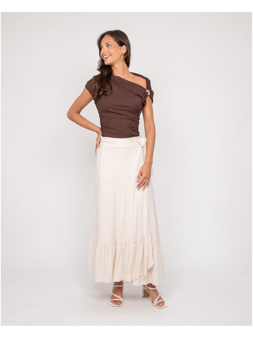 Top drapé avec bijoux FIJAYA - Kiabi