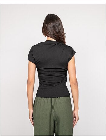 Top drapé avec bijoux FIJAYA