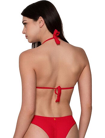 Top driehoekig zwempak met afneembare rompen blue sense