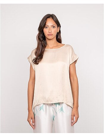 Top effet satin FRIDOLE