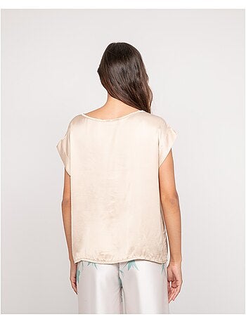 Top effet satin FRIDOLE
