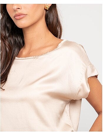 Top effet satin FRIDOLE