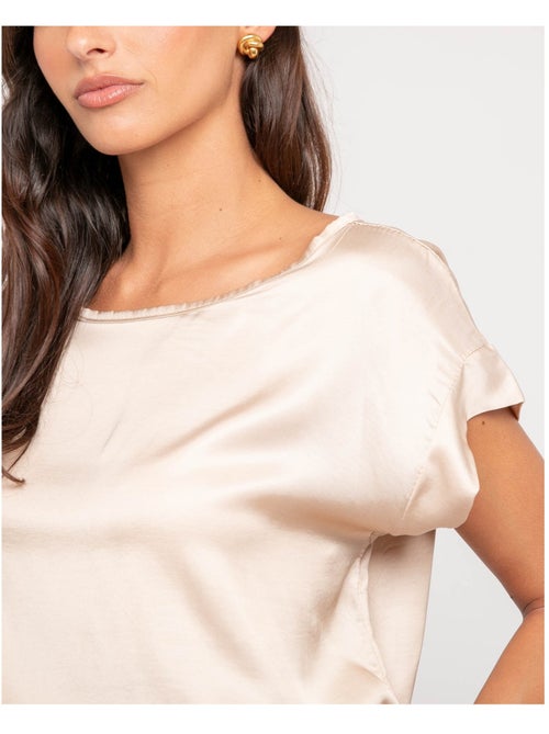 Top effet satin FRIDOLE - Kiabi