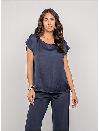 Top effet satin FRIDOLE