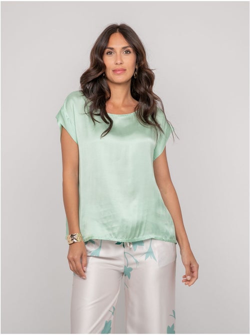 Top effet satin FRIDOLE - Kiabi