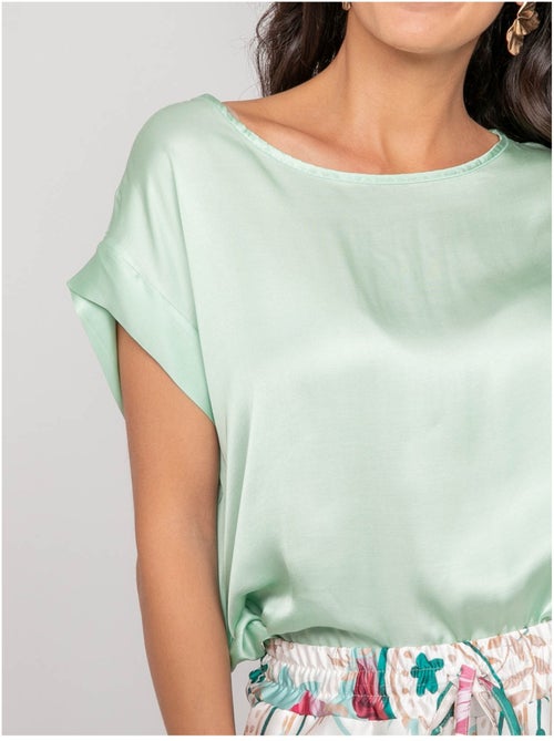 Top effet satin FRIDOLE - Kiabi
