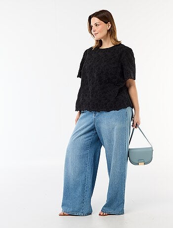 Top en broderies anglaises